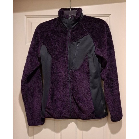 Columbia Sportswear Women's Full Zip Fleece Jacket w/ Side Panel Purple Sz Small - Picture 1 of 9